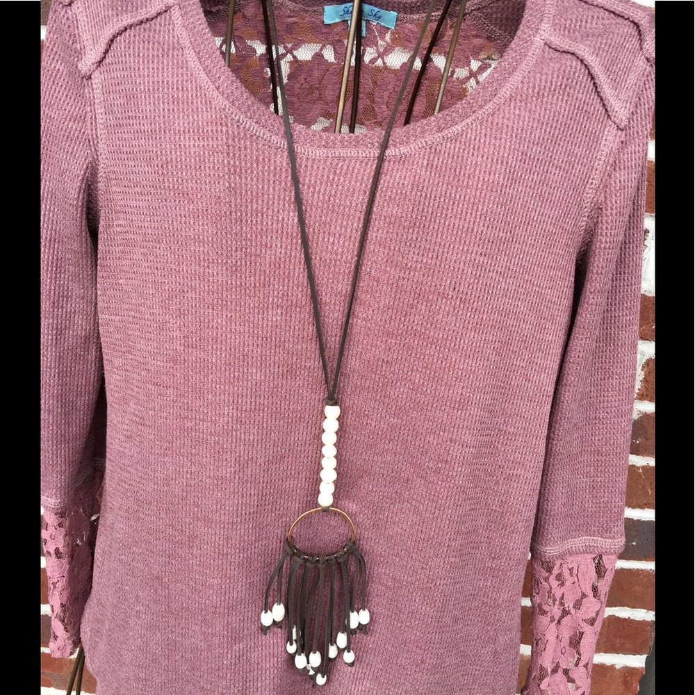 Jewelry Junkie Leather Freshwater Pearl Necklace
